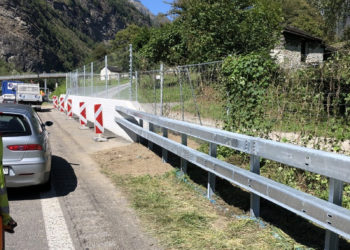 Barriere elastiche (guard rail) – Messa in sicurezza tratto autostradale Grono_Soazza